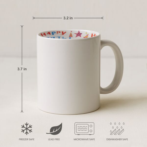 11oz Ceramic Motto Mug (HAPPY BIRTHDAY) Thumbnail