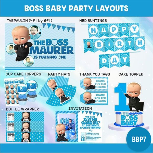 Boss Baby Party Layouts Thumbnail