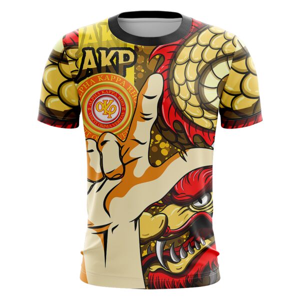 Alpha Kappa Rho Full Print Roundneck Shirt Thumbnail