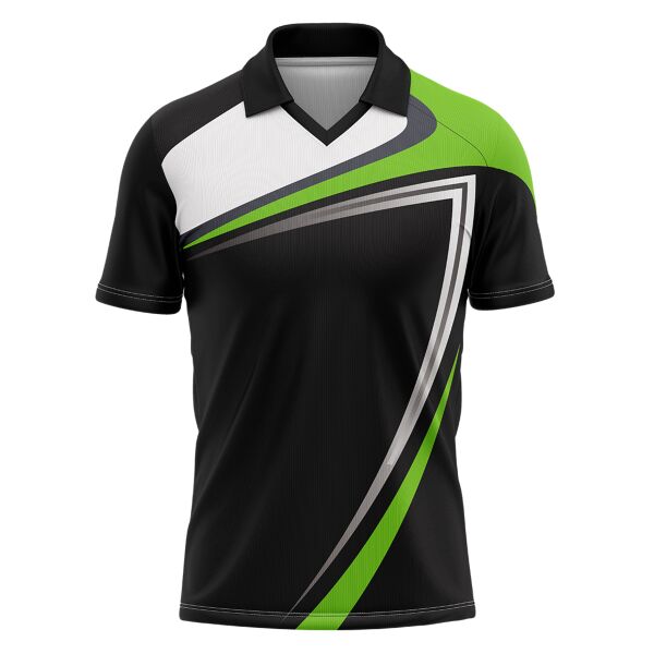 Green Vector Nvidia Full Print Polo V-neck Shirt Thumbnail