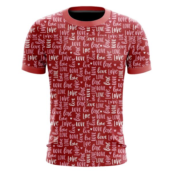 Love Design Full Print Roundneck Shirt Thumbnail