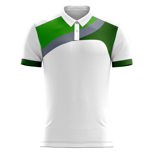 Corporate White Body Sublimation Combination Polo Shirt - SCS6 Thumbnail