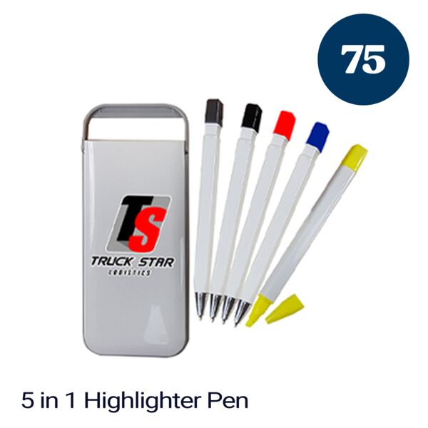 5 in 1 Highlighter and Ballpen Set Thumbnail