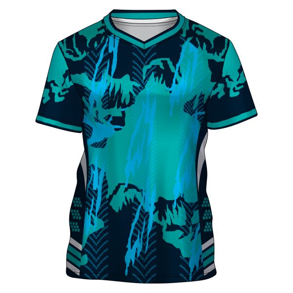 Grunge Design Esport Full Print Roundneck Shirt Thumbnail