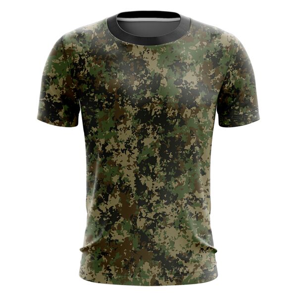 Camouflage Design Full Print Roundneck Shirt Thumbnail