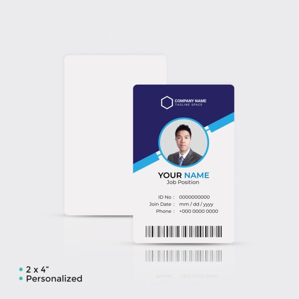 Standard PVC ID Card 1 Side Print Thumbnail