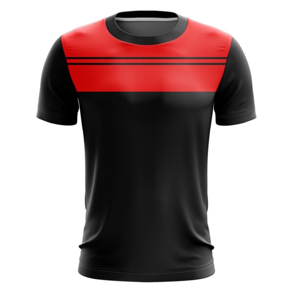 Color Black Body Design Full Print Sublimation Roundneck Shirt Thumbnail