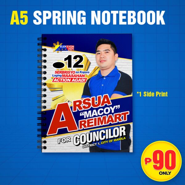 A5 Spring Notebook Thumbnail