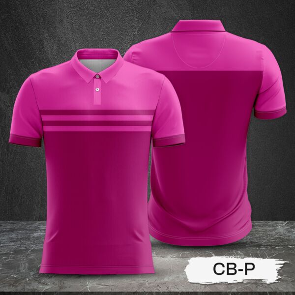 2 Color Combination Full Print Sublimation Polo Shirt Thumbnail