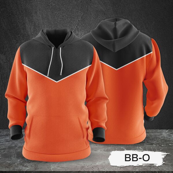 3 Color Combination Hoodie Jacket Full Print Sublimation Thumbnail