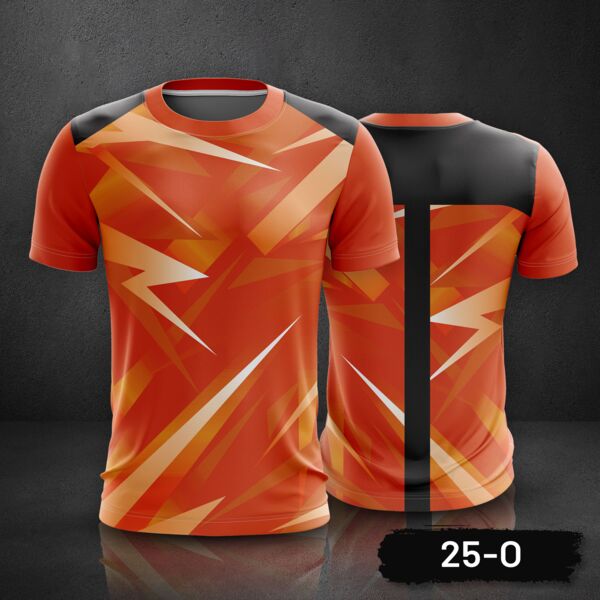 Geometric Design Roundneck Full Print Sublimation Shirt Thumbnail