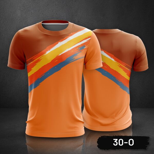 Grunge Design Roundneck Full Print Sublimation Shirt Thumbnail