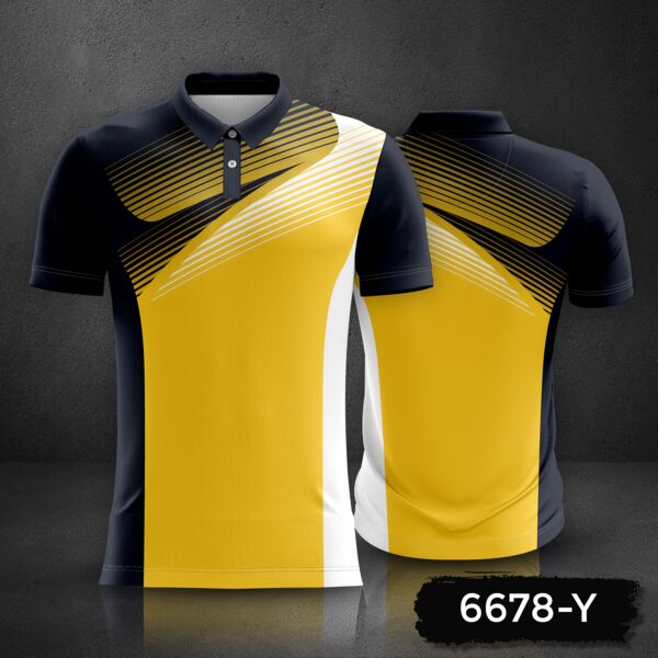 Gradient with Linear Design Esport Jersey Uniform Polo Shirt Full Print Sublimation Thumbnail