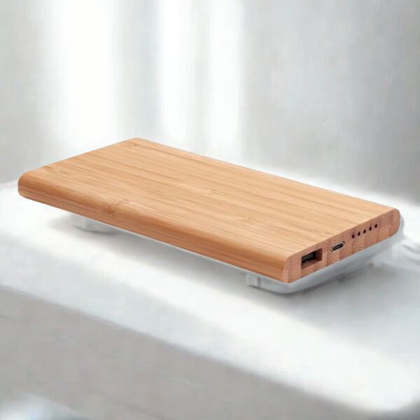 5000MaH Bamboo Powerbank Thumbnail