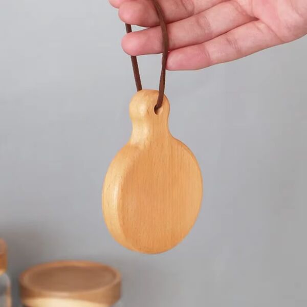 Bamboo Bottle Opener Round Thumbnail