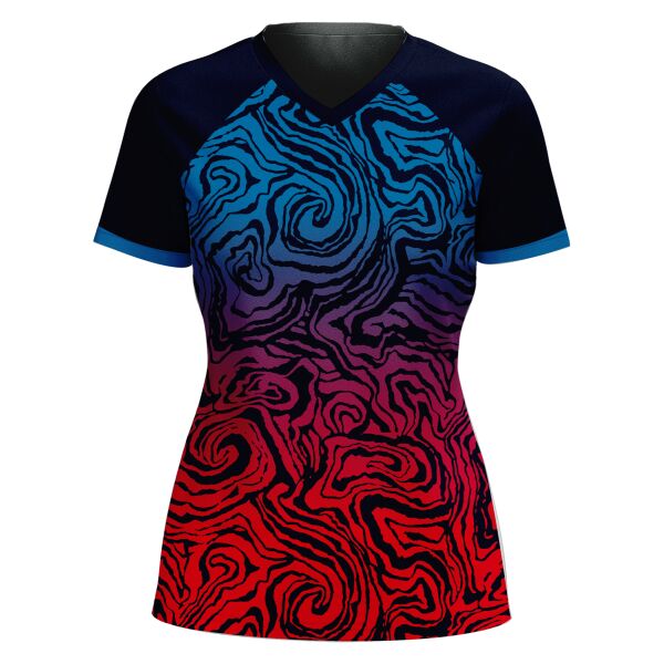 V-neck Volleyball Jersey Full Print Sublimation Thumbnail
