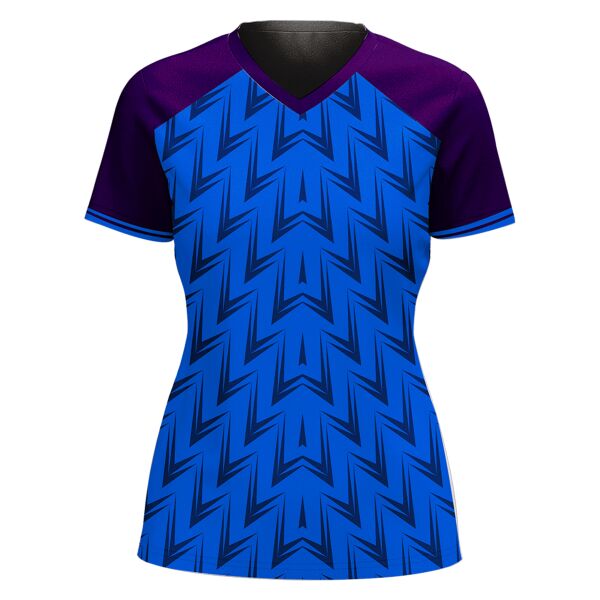 V-neck Volleyball Jersey Full Print Sublimation Thumbnail