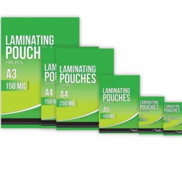 Polaris 125mic Laminating Pouch 65x95 ID (50's) Thumbnail