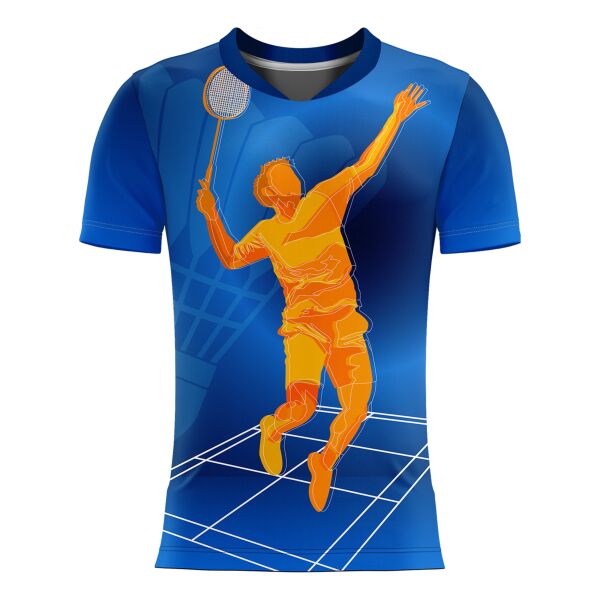 Badminton Jersey Full Print Sublimation Shirt Thumbnail