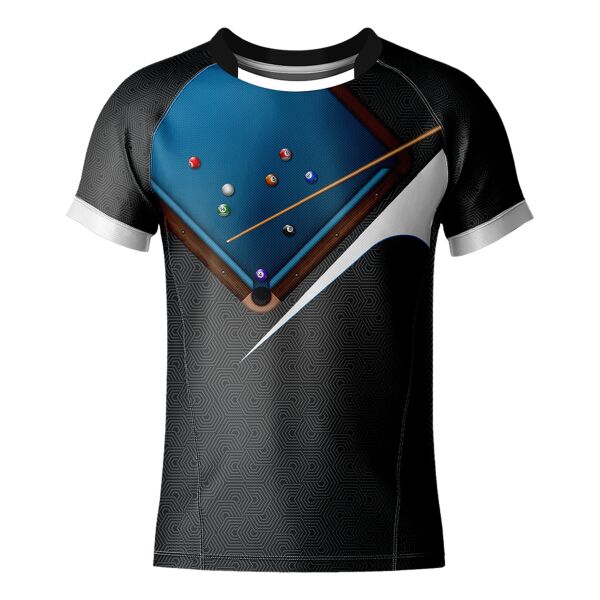 Billiard Jersey Uniform Full Print Sublimation Raglan Shirt Thumbnail