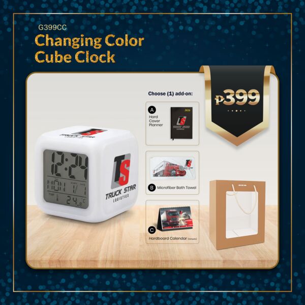 Changing Color Cube Clock Bundle Thumbnail
