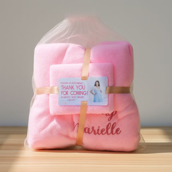 Towel Packaging with Tag Thumbnail