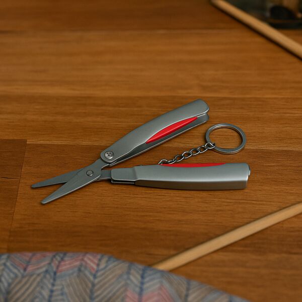 Foldable Scissor with built-in flashlight and pen Thumbnail