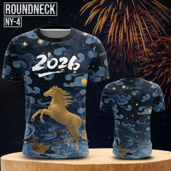 Year of the Horse New Year Shirt Full Print Sublimation Thumbnail
