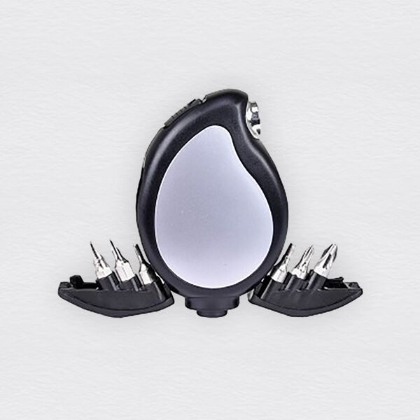 8 in 1 Multifunction Tools Pocket Tool Kit W/Led Flashlight tape & Screwdriver Heads Thumbnail