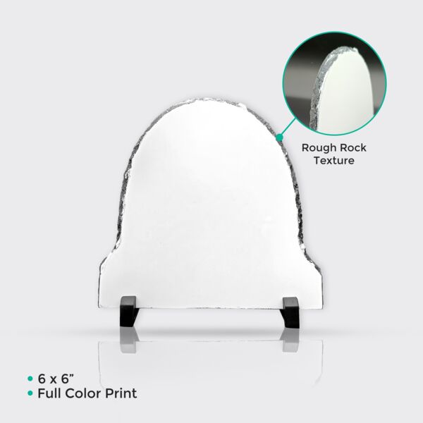 Door Shape Rock Photo Plaque RS-02  Thumbnail