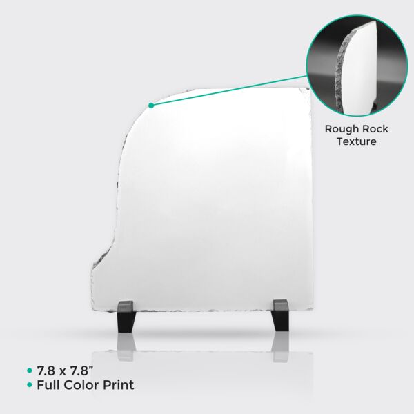 Left Shape Rock Photo Plaque SH-08 Thumbnail