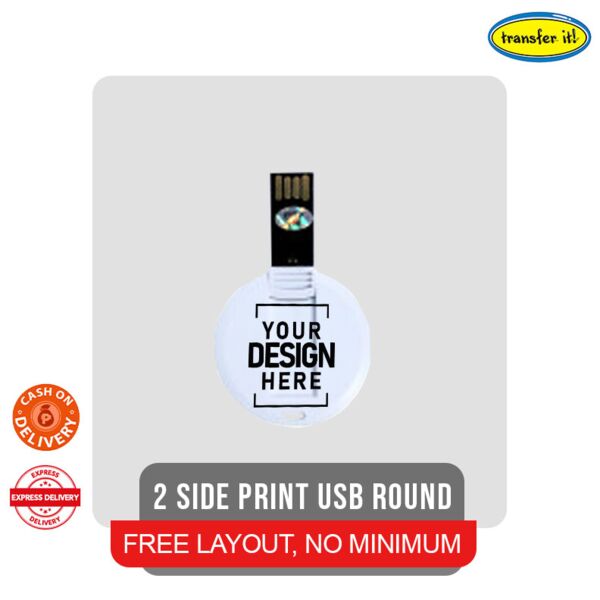 2 Side Print USB Round Thumbnail